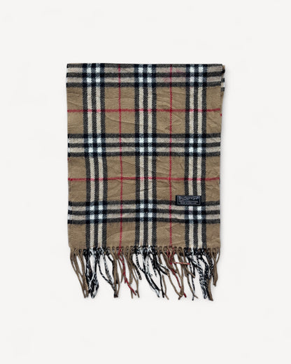BURBERRY NOVACHECK SCARF BEIGE