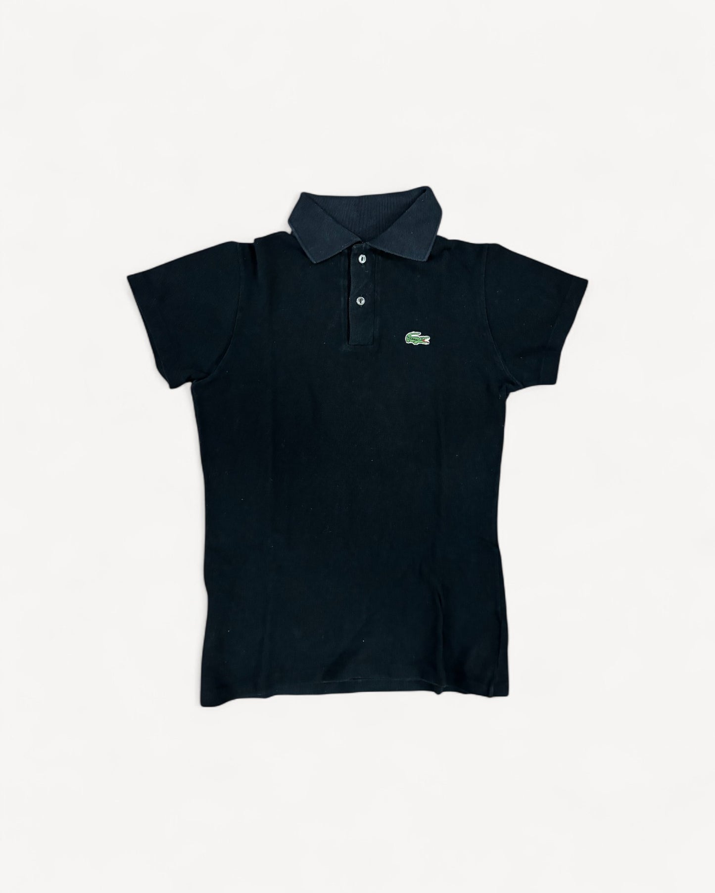 LACOSTE POLO SHIRT BLACK (XS)