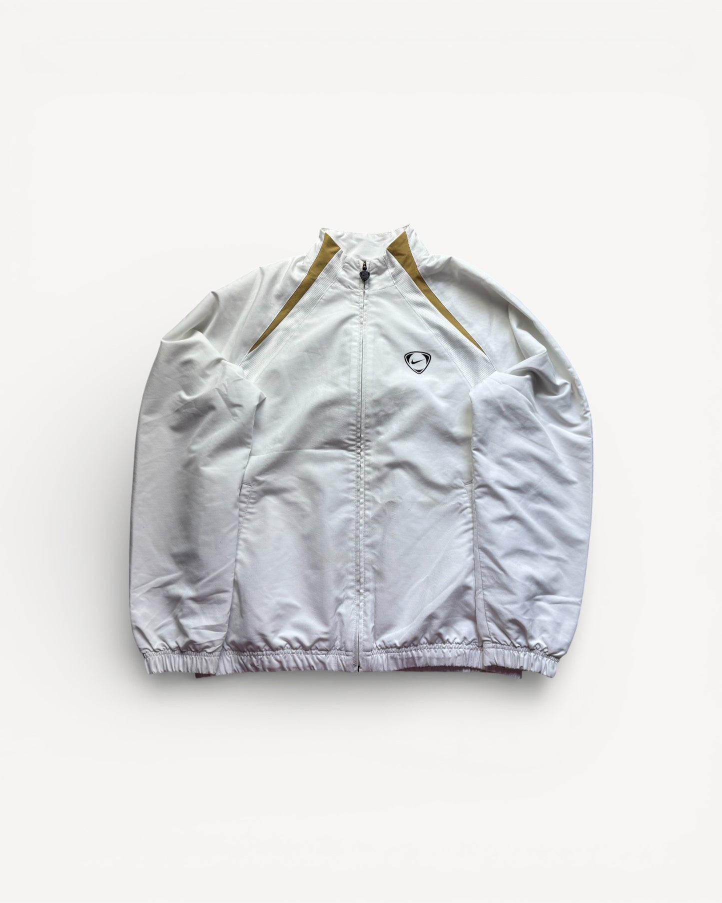 NIKE WHITE ZIP UP VEST (M)