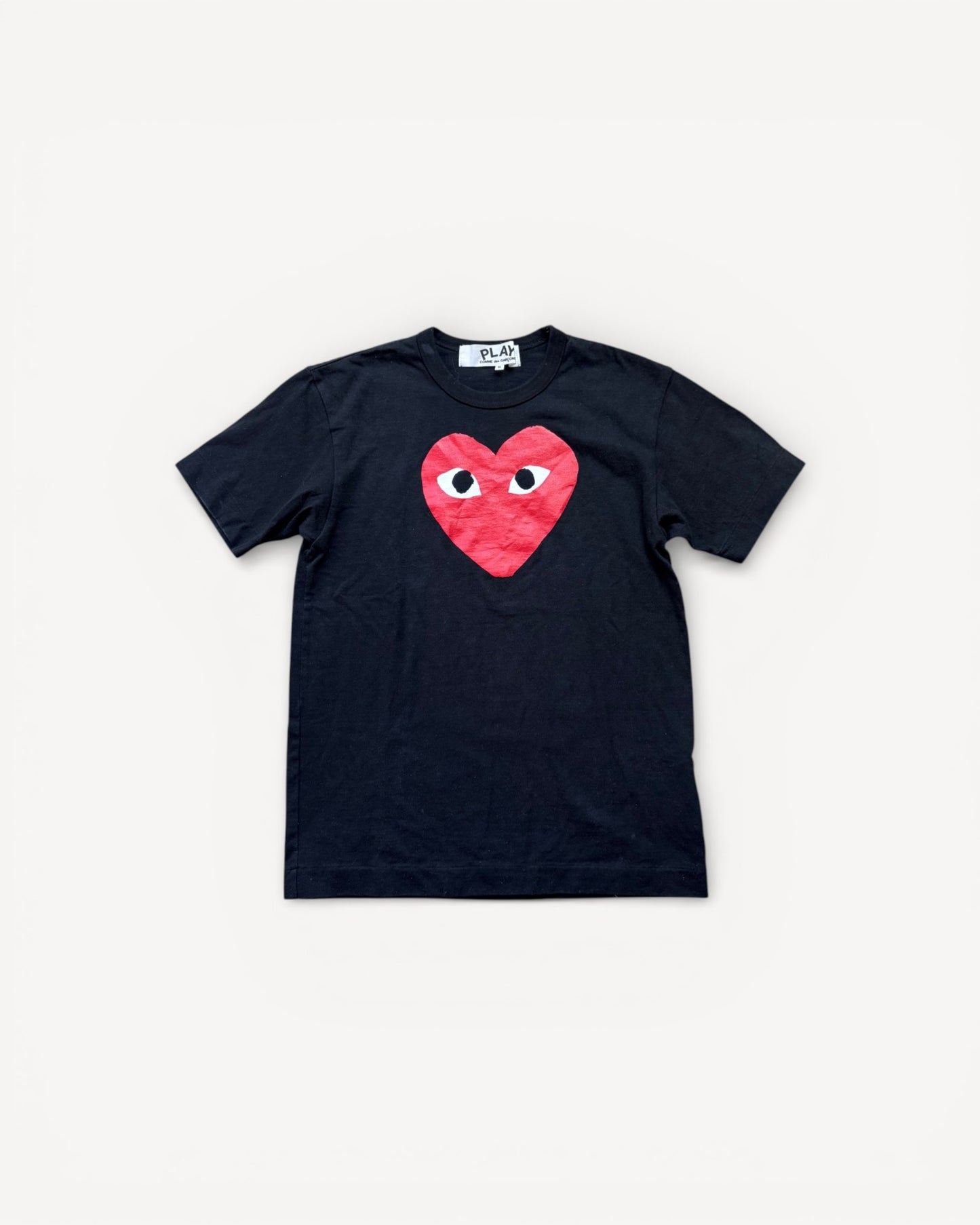 CDG PLAY BLACK T-SHIRT (S)