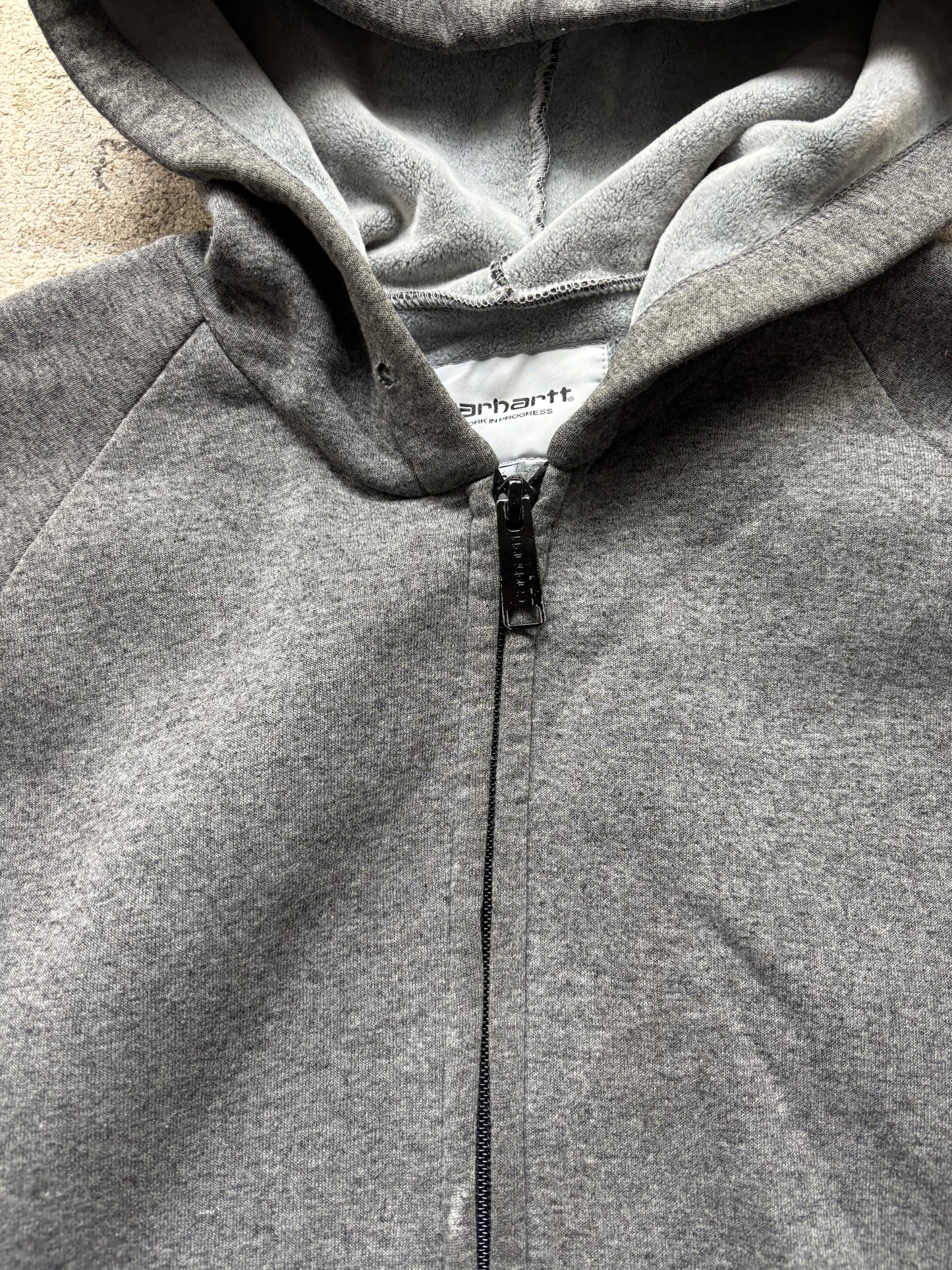 CARHARTT ZIP UP FLEECE HOODIE (M)