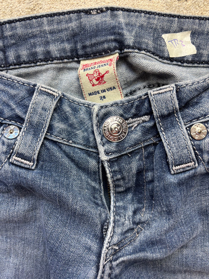 TRUE RELIGION JEANS W24 L32 #TR3