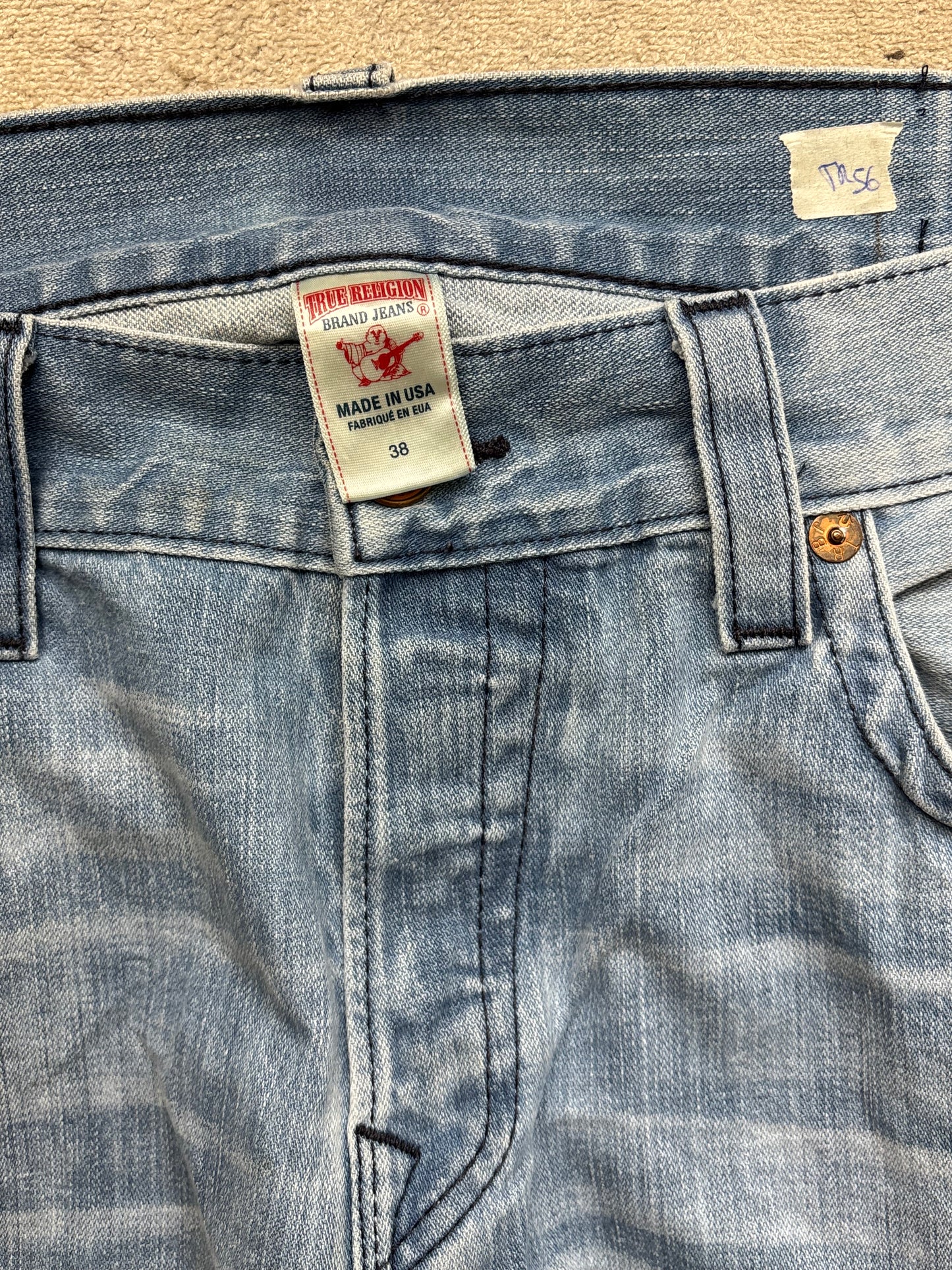 TRUE RELIGION JEANS W38 L34 #TR56