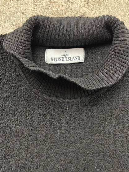 STONE ISLAND BLACK KNIT (M)