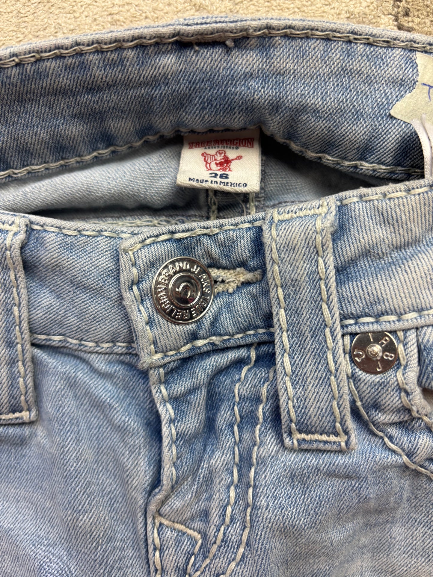 TRUE RELIGION JEANS W26 L32 #TR14