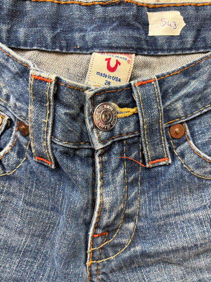 TRUE RELIGION HOT PANT W29 #S48