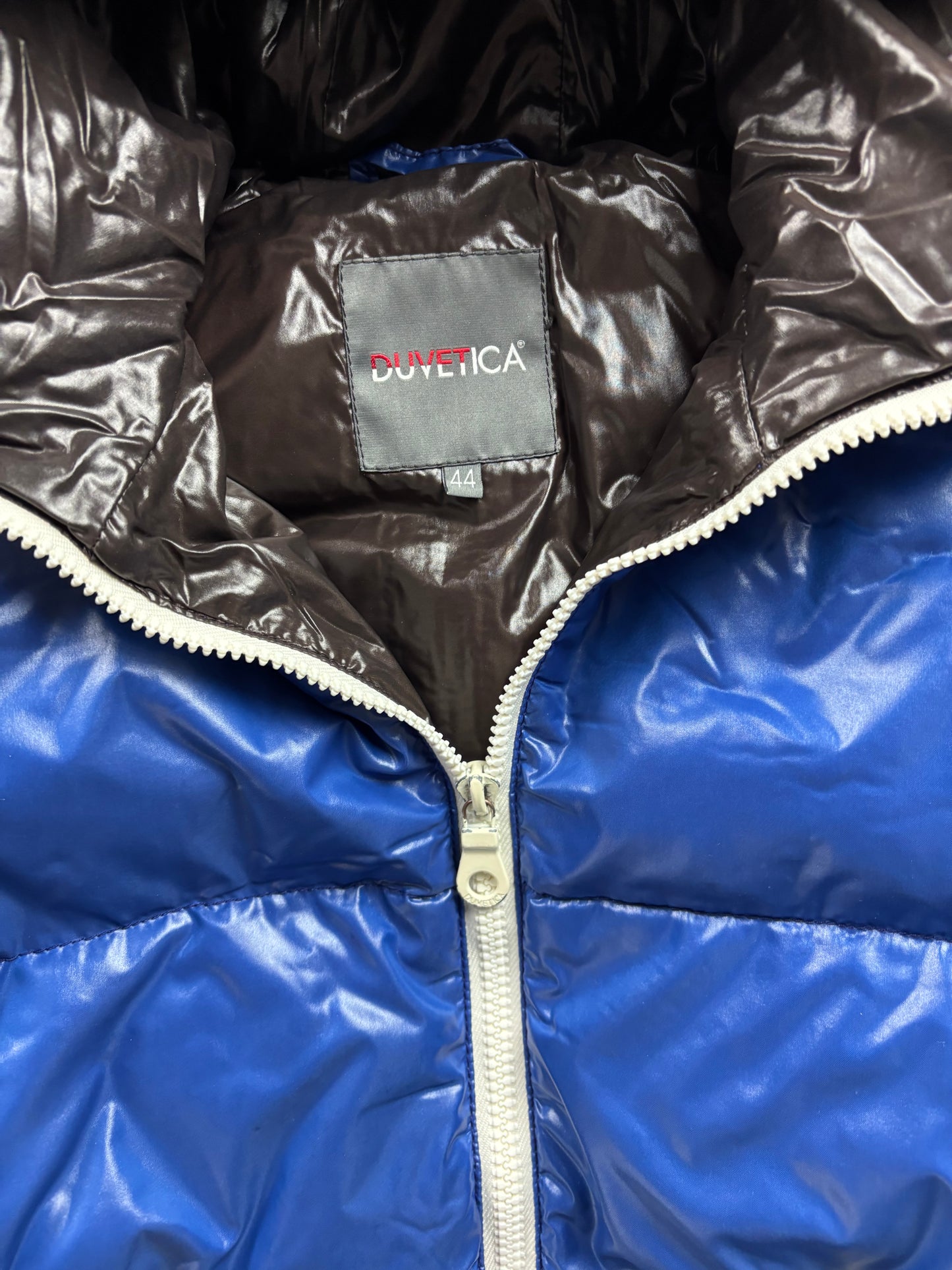 DUVETICA BLUE PUFFER JACKET (M)
