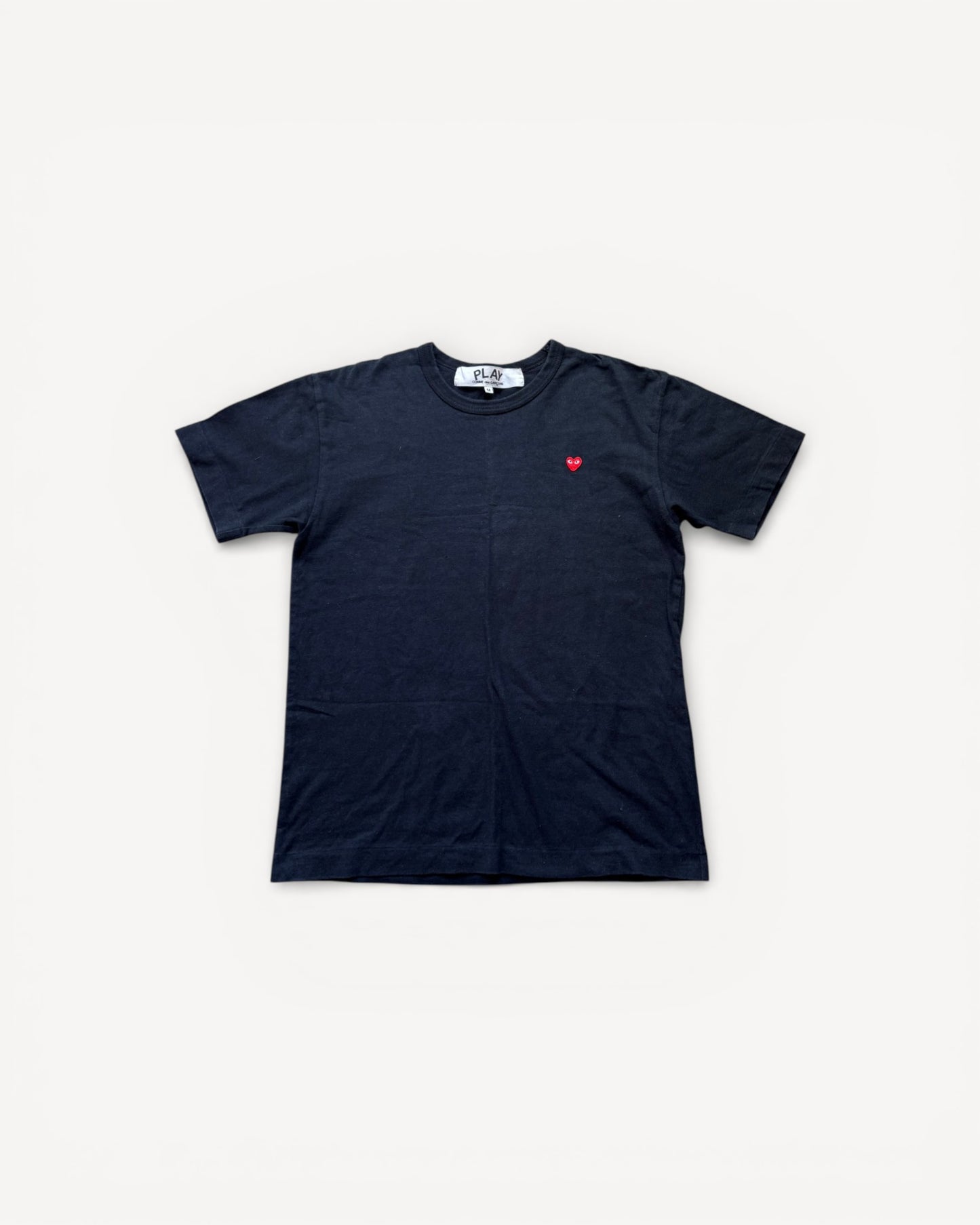 CDG PLAY BLACK T-SHIRT (M)