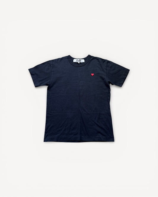 CDG PLAY BLACK T-SHIRT (M)