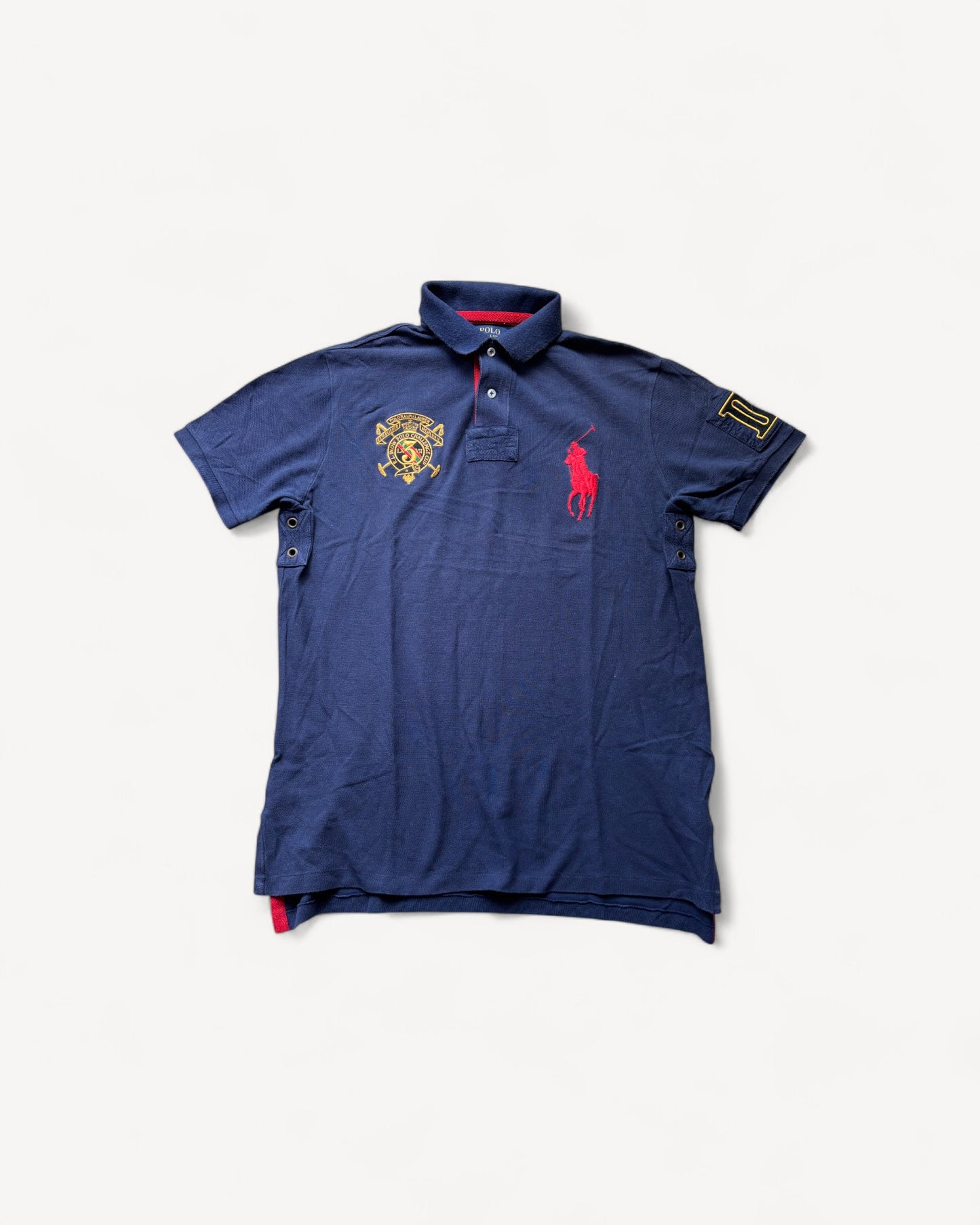 RALPH LAUREN POLO SHIRT NAVY (L)