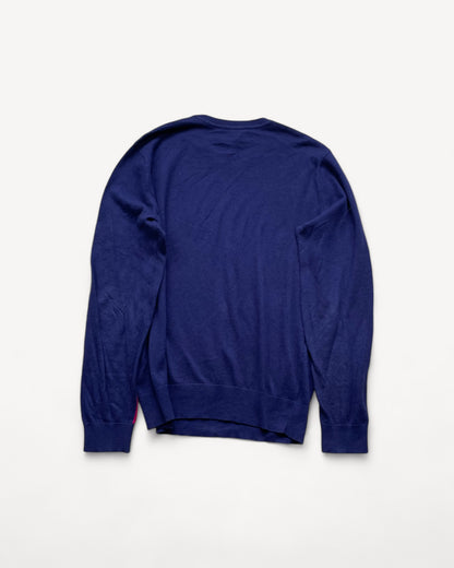 ARMANI NAVY KNIT (M)