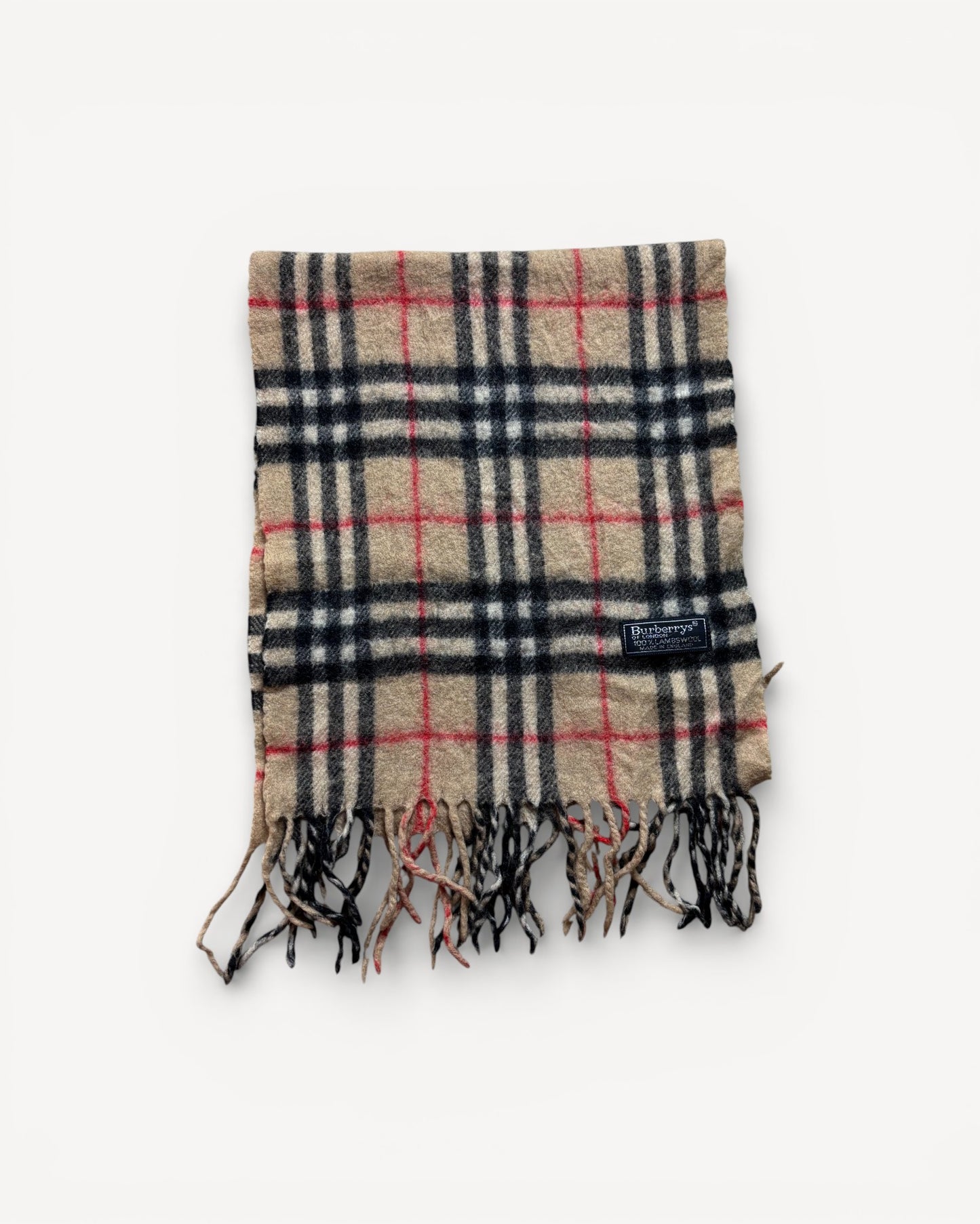 BURBERRY NOVACHECK SCARF BEIGE