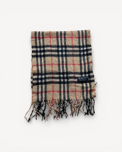 BURBERRY NOVACHECK SCARF BEIGE