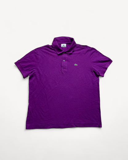 LACOSTE POLO SHIRT PURPLE (M)