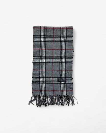 BURBERRY NOVACHECK SCARF GREY