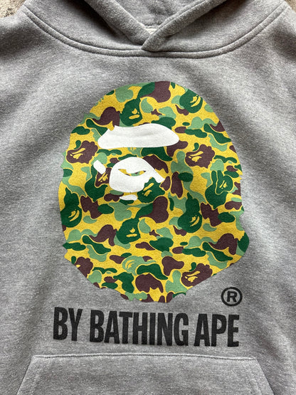 BAPE GREY HOODIE (M)