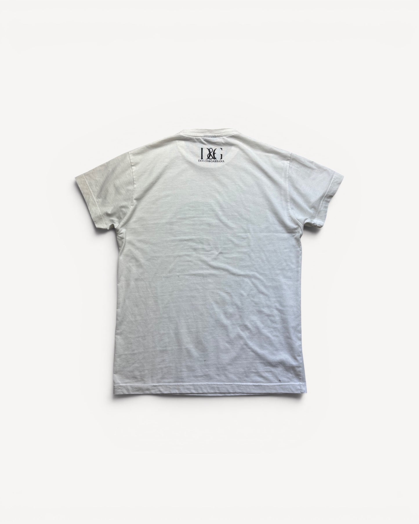 DOLCE & GABBANA WHITE T-SHIRT (M)