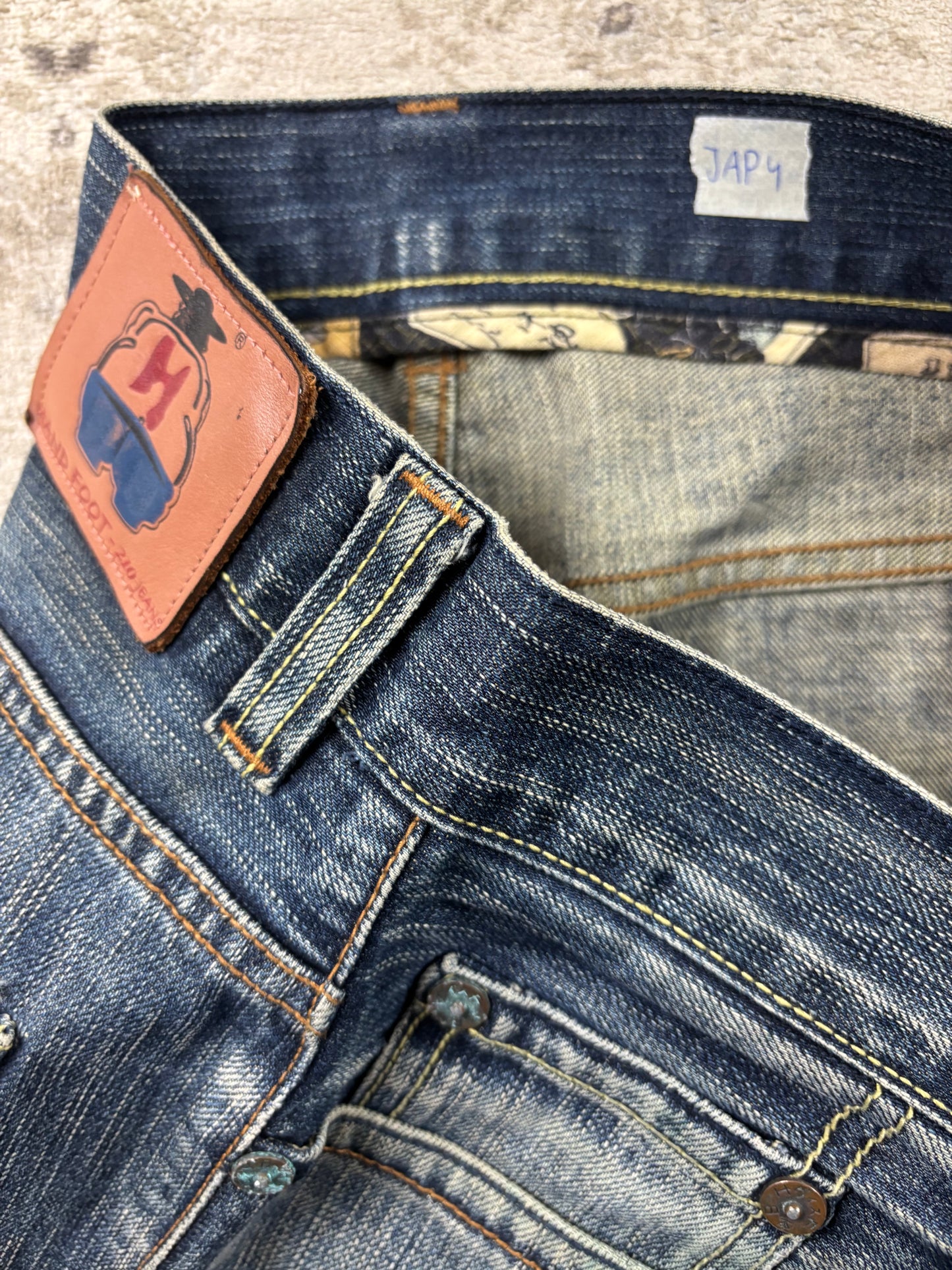 JAPANESE EMBROIDERED DENIM W31 L32 #JAP4