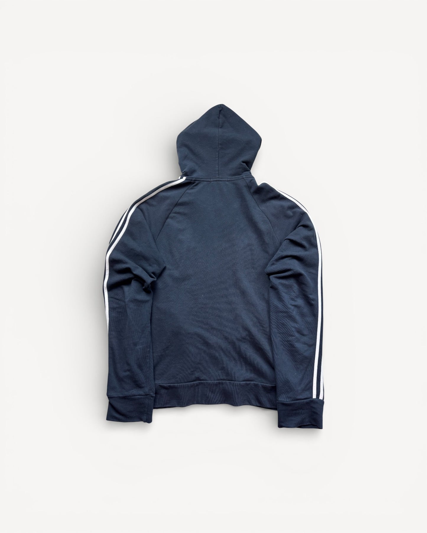 BURBERRY BLACK ZIP UP HOODIE (M)