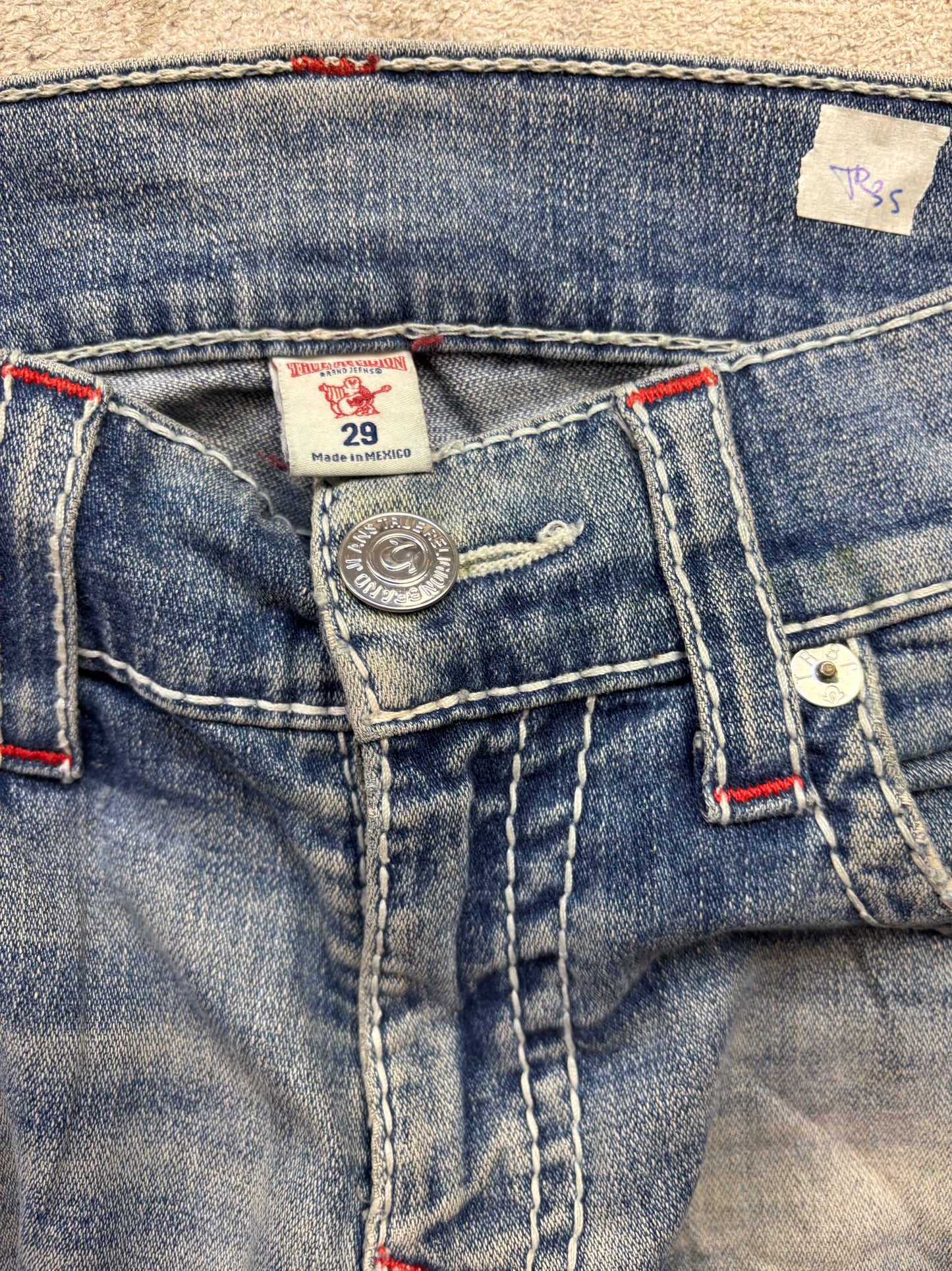TRUE RELIGION JEANS W29 L32 #TR35