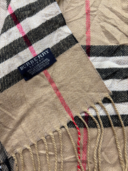 BURBERRY NOVACHECK SCARF BEIGE