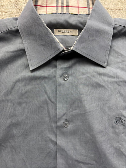 BURBERRY GREY SHIRT (XL)
