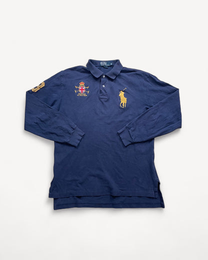 RALPH LAUREN POLO LONG SHIRT NAVY (M)