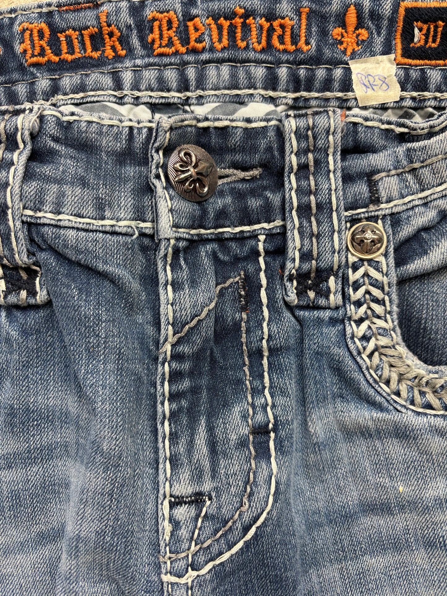 ROCK REVIVAL JEANS W30 L32 #RR8