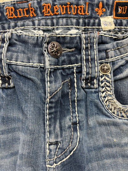 ROCK REVIVAL JEANS W30 L32 #RR8
