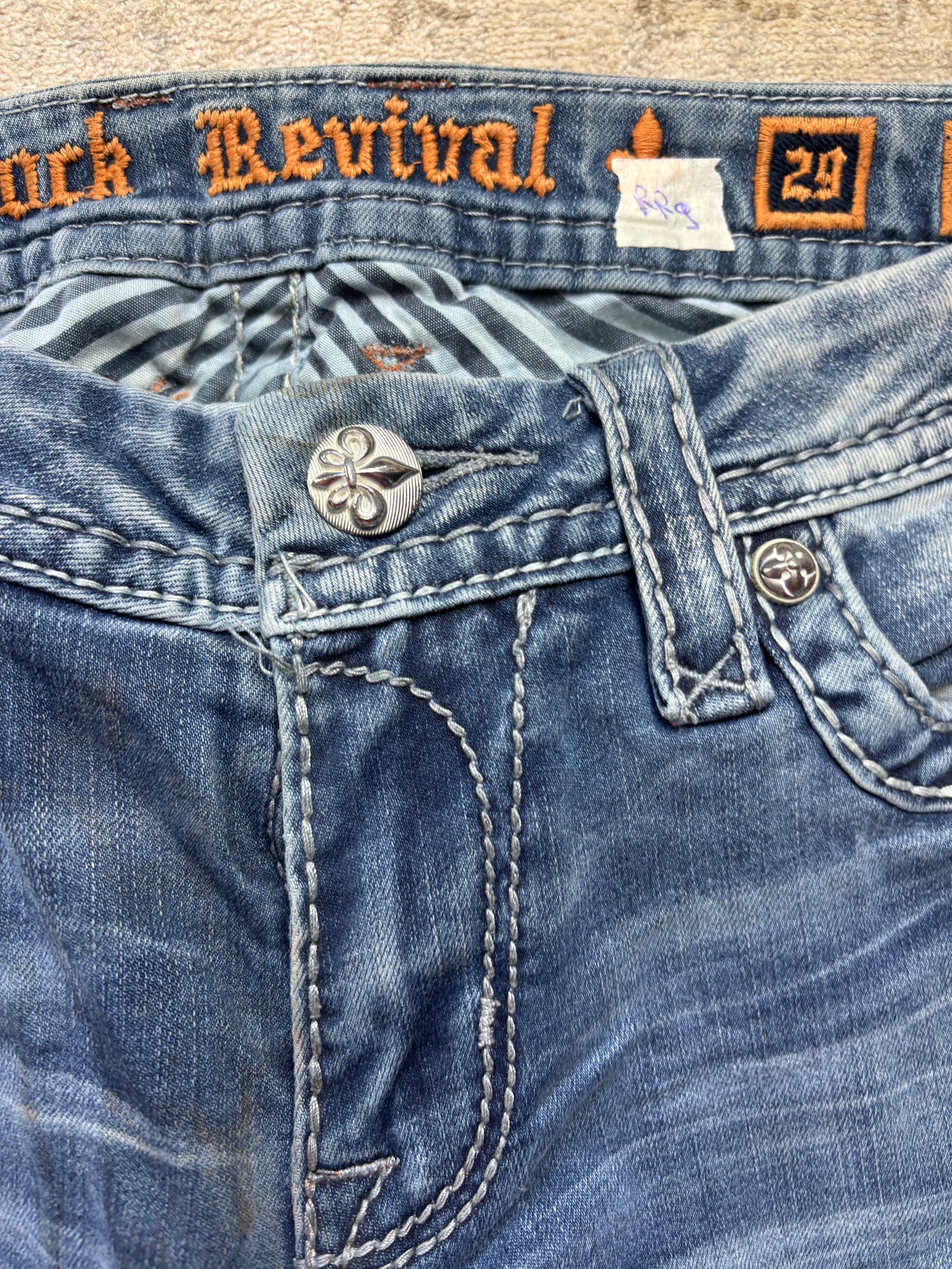 ROCK REVIVAL JEANS W29 L32 #RR9