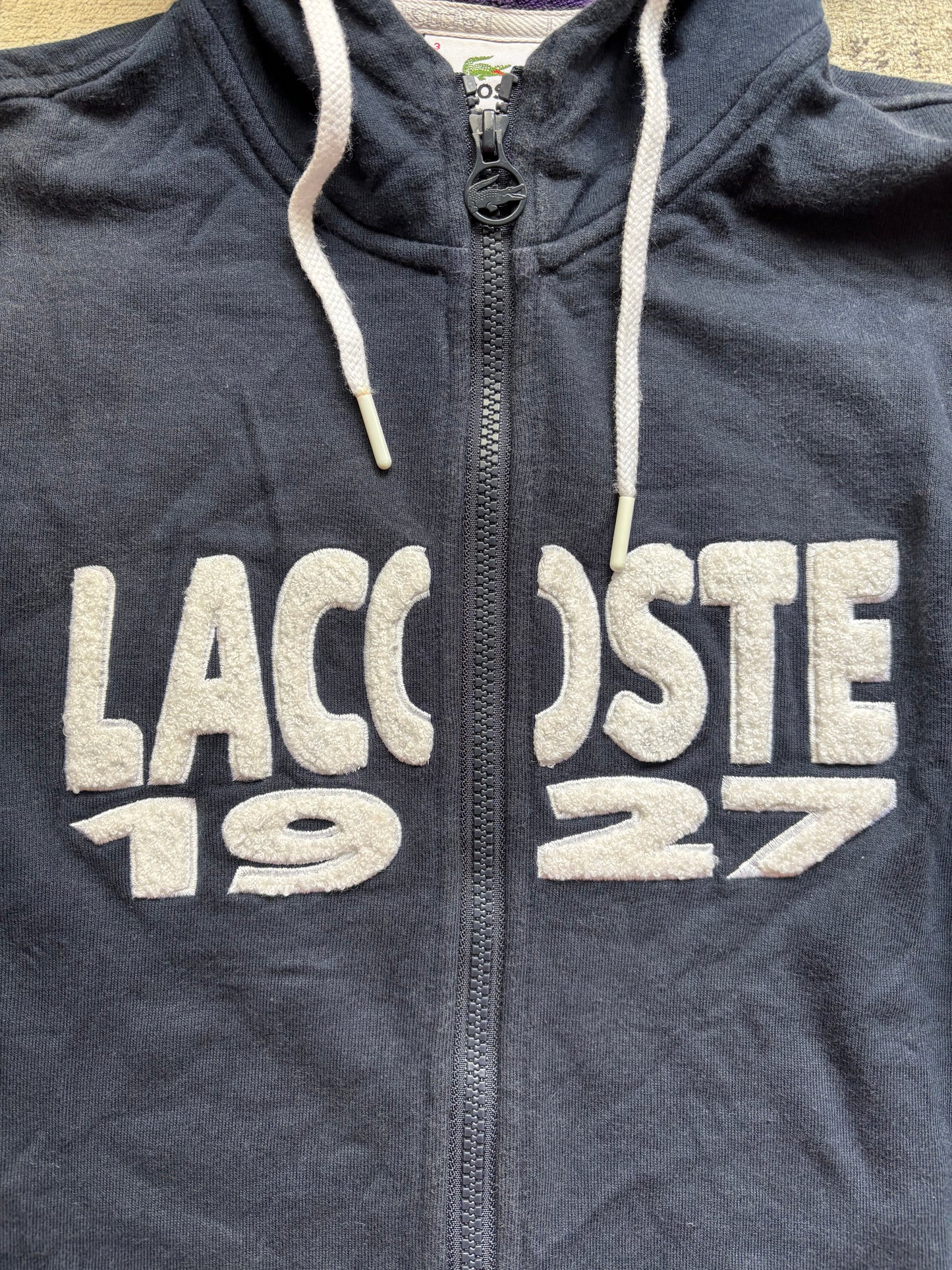 LACOSTE ZIP UP HOODIE (S)