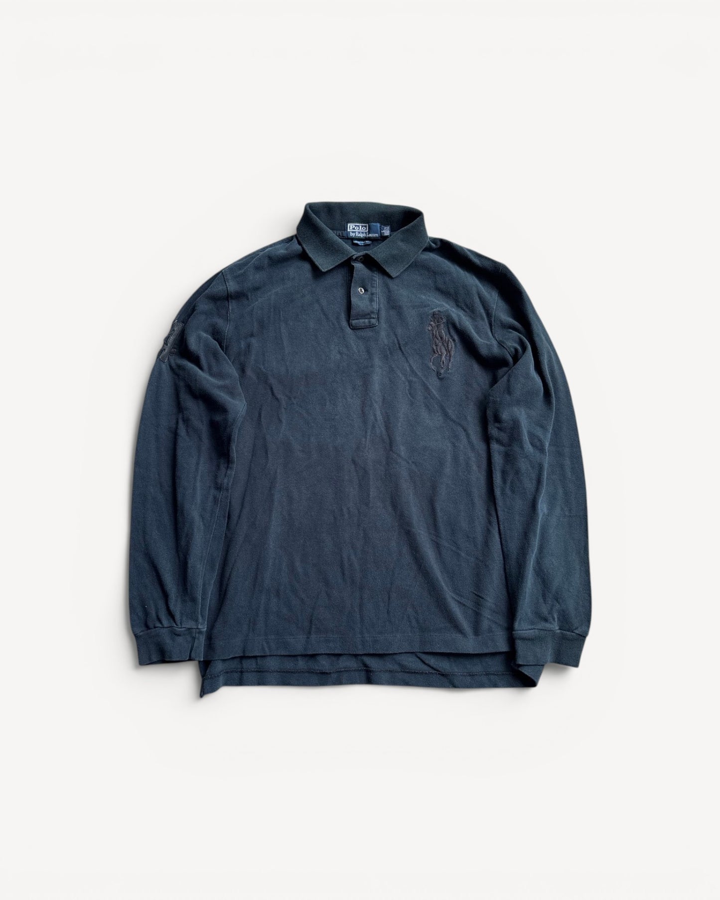 RALPH LAUREN POLO SHIRT PURPLE (L)