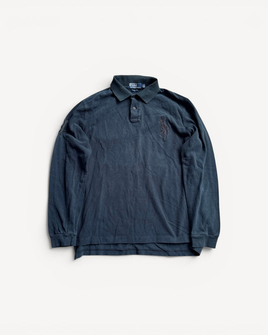 RALPH LAUREN POLO SHIRT PURPLE (L)