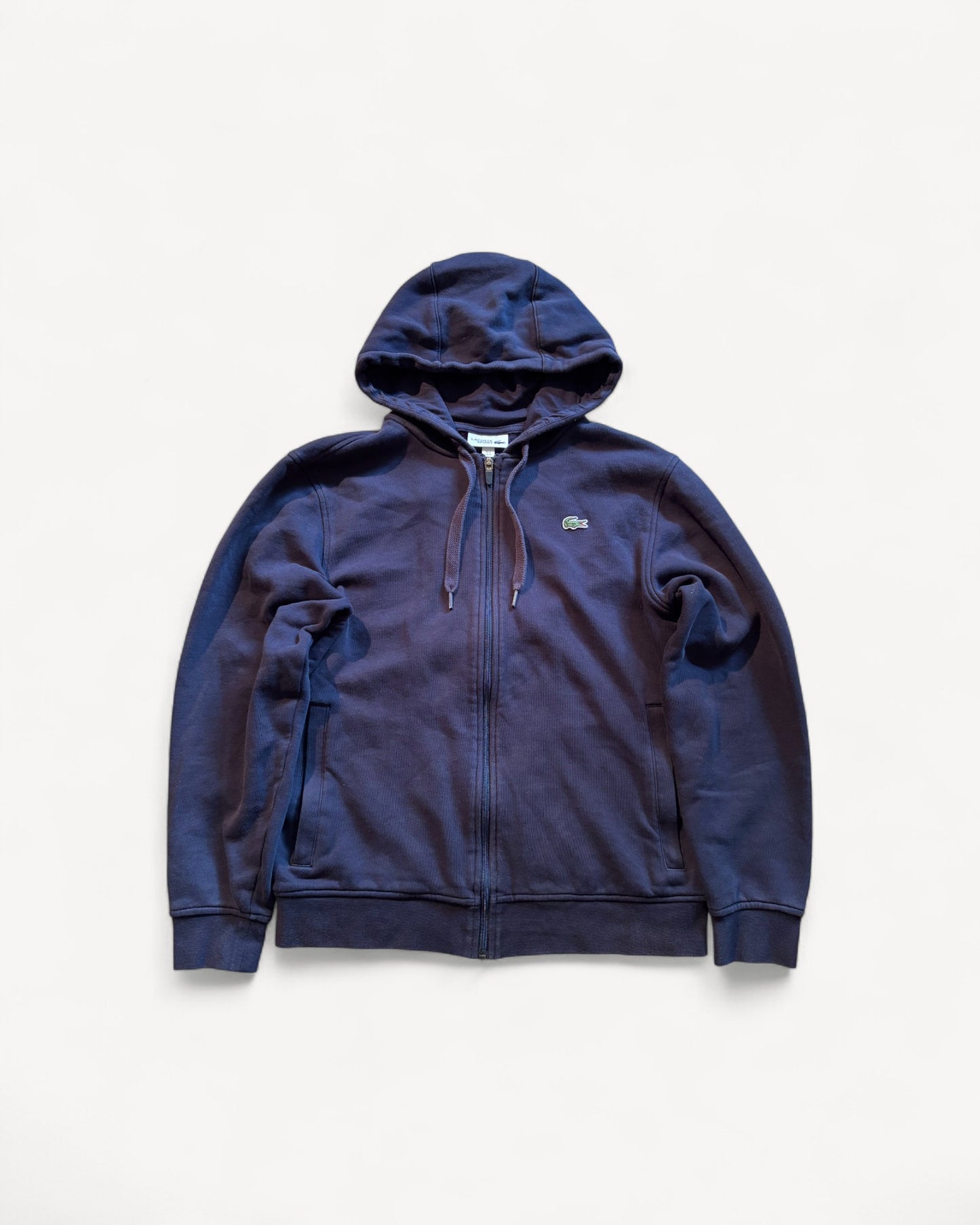 LACOSTE ZIP UP HOODIE (M)