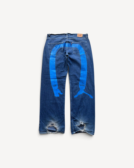 EVISU X PUMA DIACOCK JEANS W36 L34