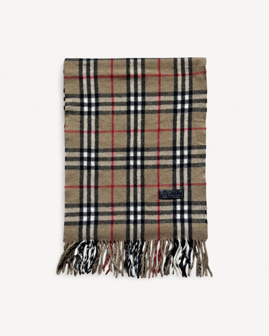 BURBERRY NOVACHECK SCARF BEIGE