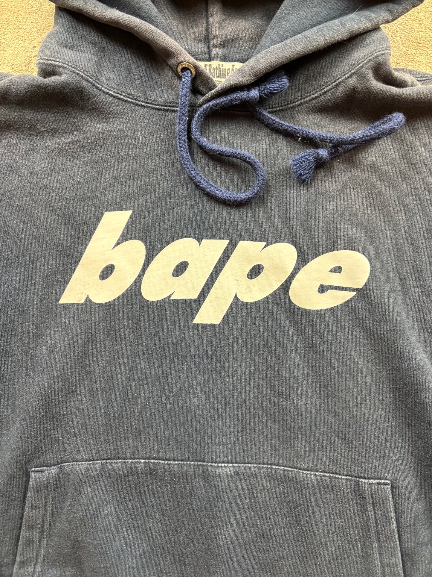 BAPE BLUE HOODIE (L)