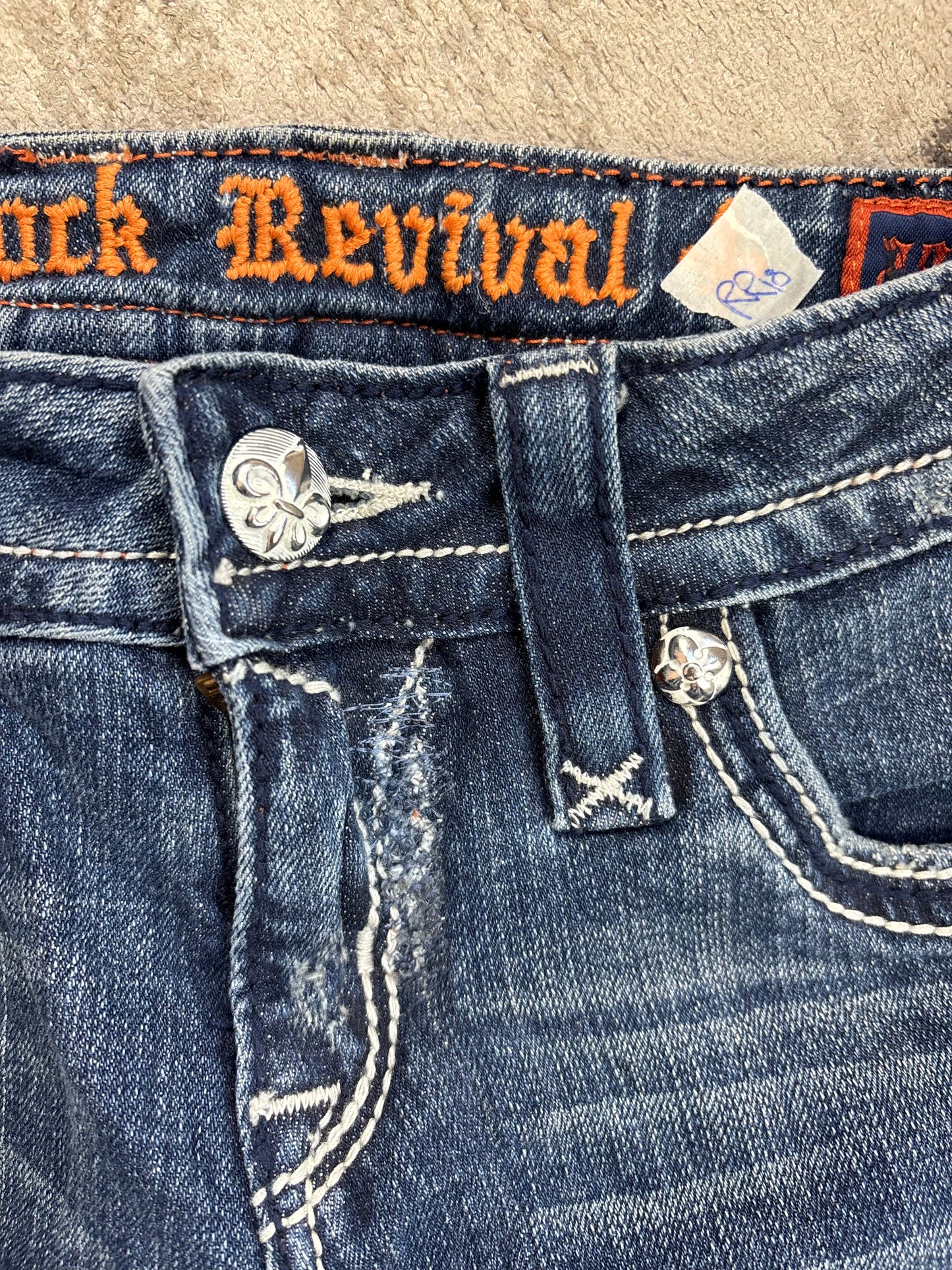 ROCK REVIVAL JEANS W28 L32 #RR18