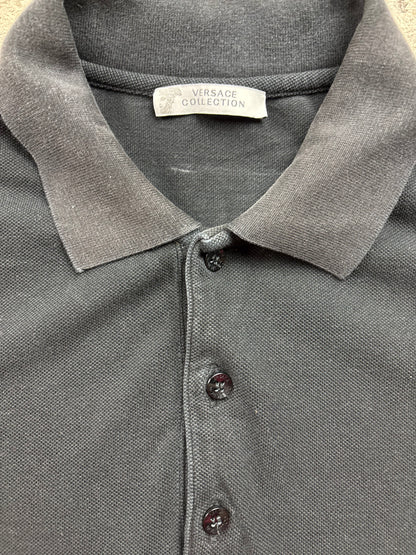 VERSACE WHITE POLO SHIRT (S)