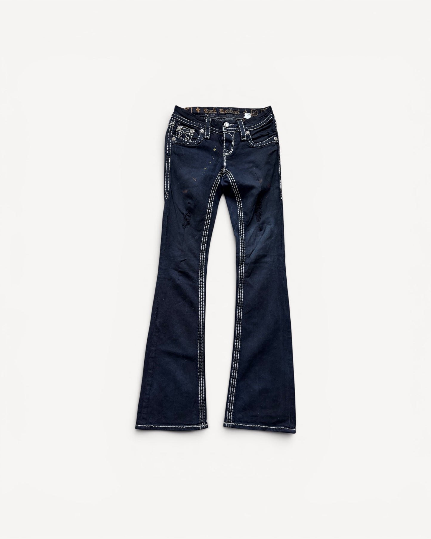 ROCK REVIVAL JEANS W24 L30 #RR1