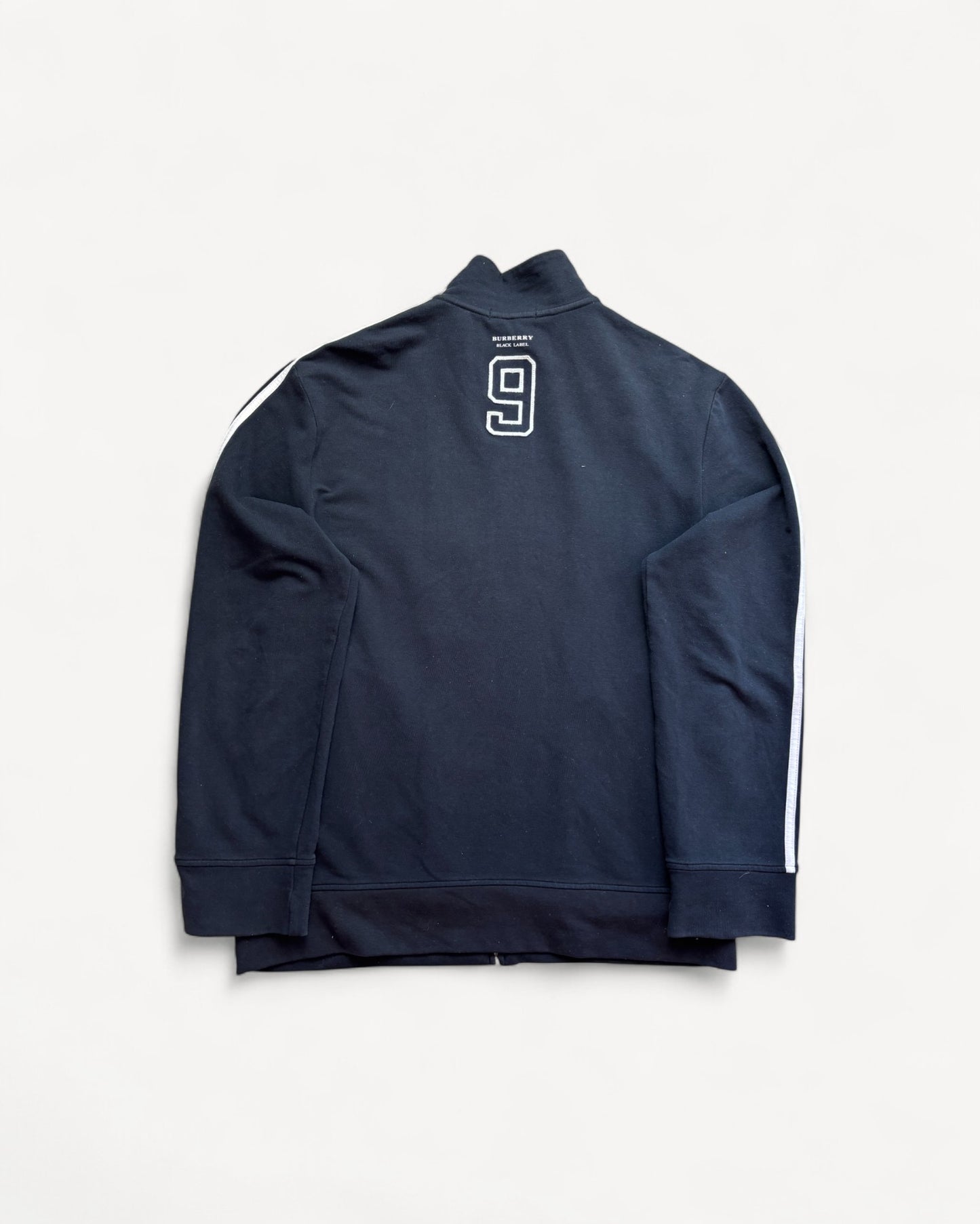 BURBERRY BLACK ZIP UP VEST (M)