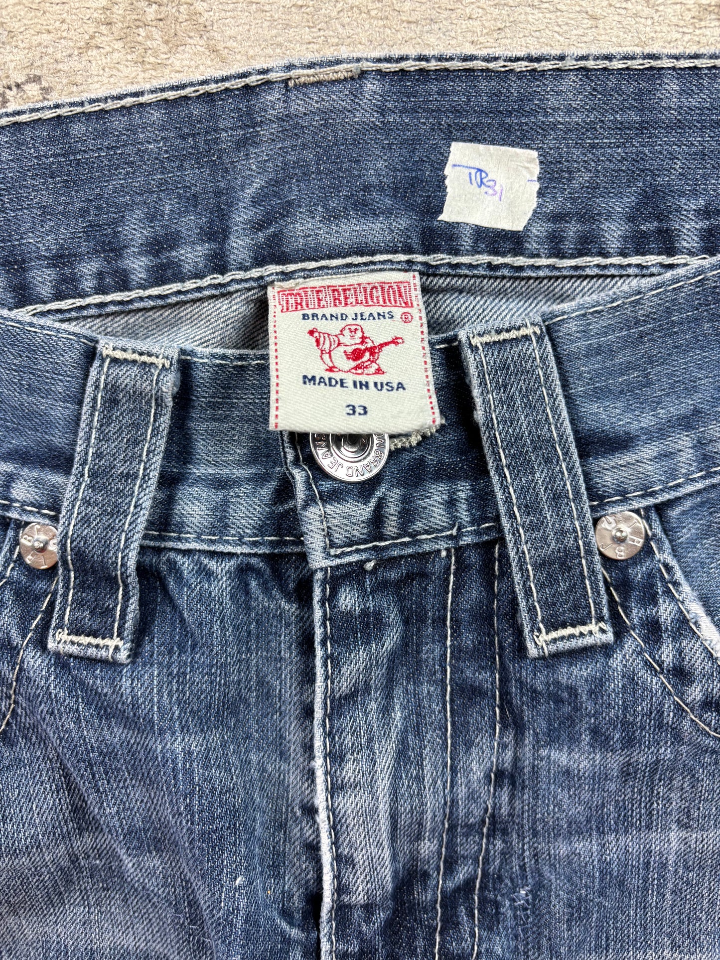 TRUE RELIGION JEANS W33 L34 #TR31