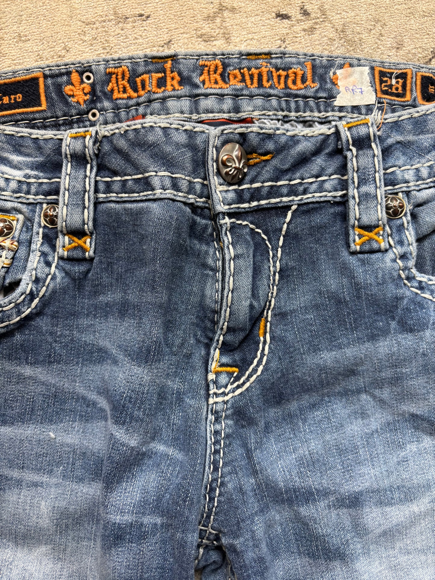 ROCK REVIVAL JEANS W28 L30 #RR7