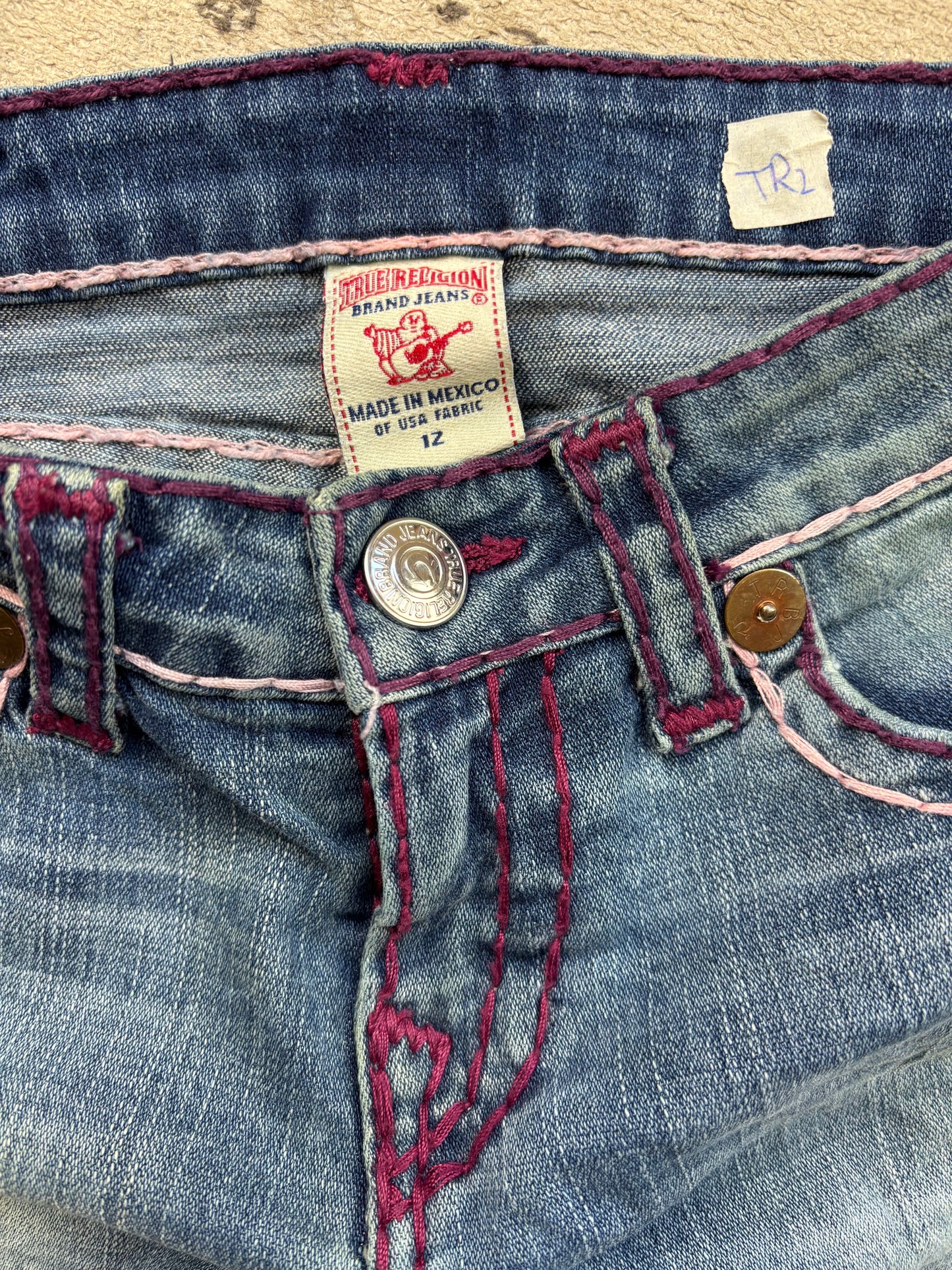TRUE RELIGION JEANS W24 L30 #TR2