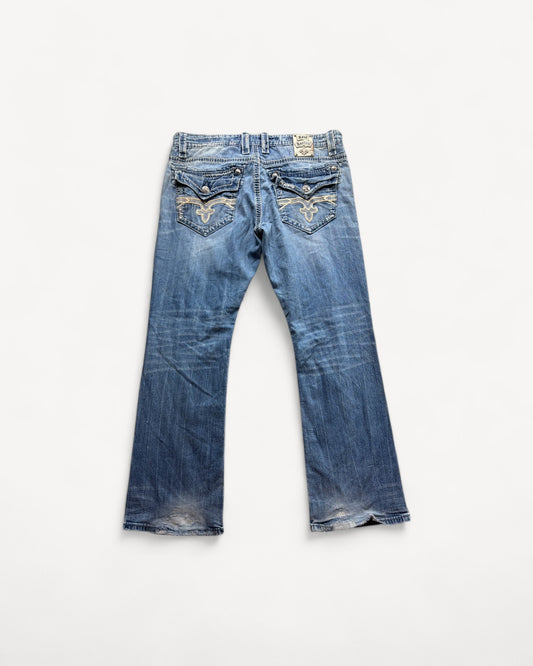 ROCK REVIVAL JEANS W38 L34 #RR38