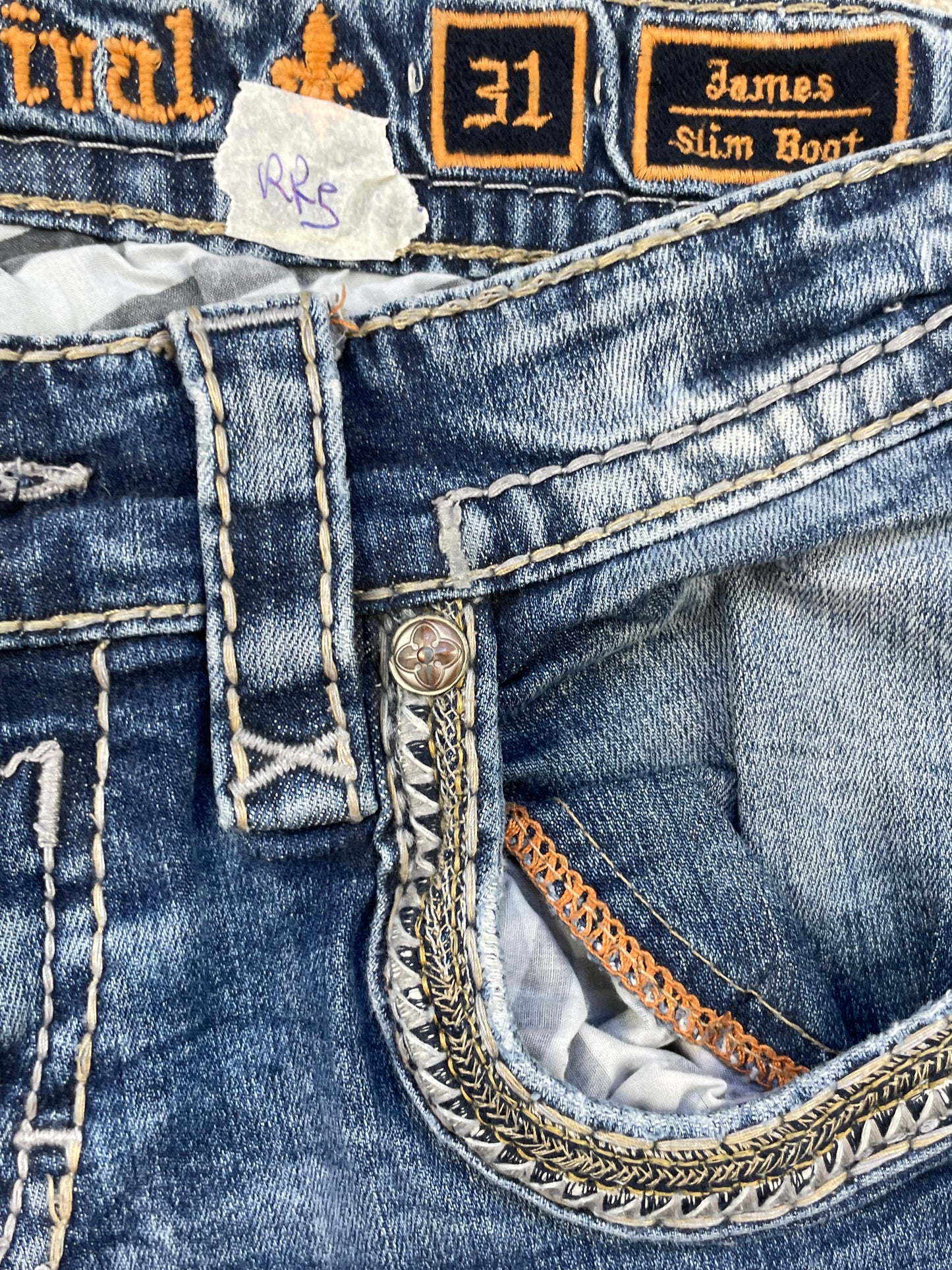 ROCK REVIVAL JEANS W31 L32 #RR5