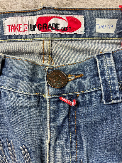 JAPANESE EMBROIDERED DENIM W38 L34 #JAP19