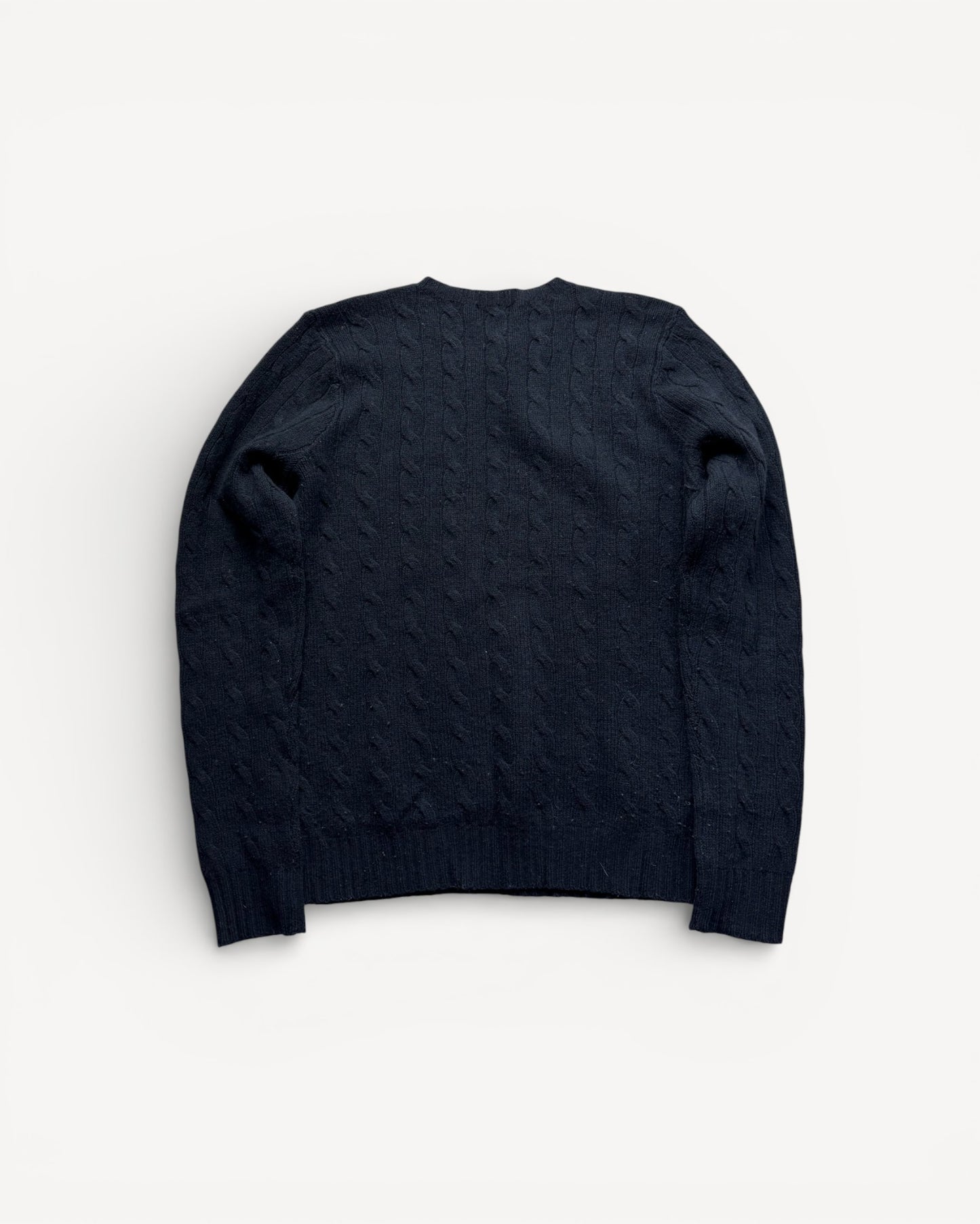 RALPH LAUREN BLACK KNIT (M)