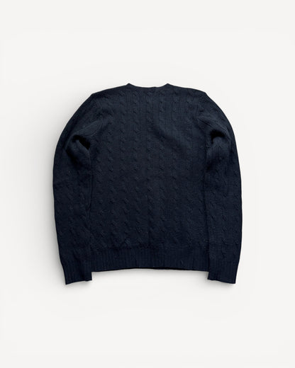 RALPH LAUREN BLACK KNIT (M)