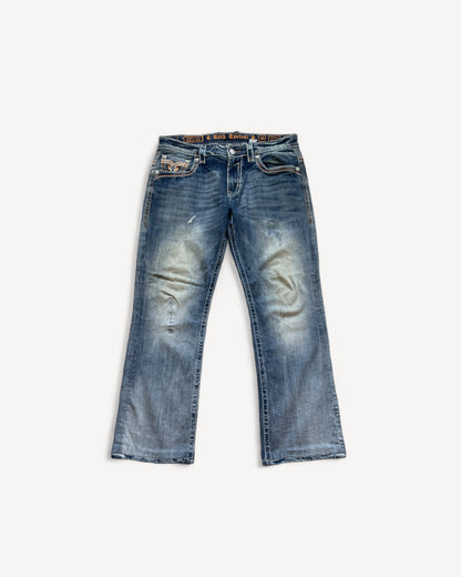 ROCK REVIVAL JEANS W36 L32 #RR23